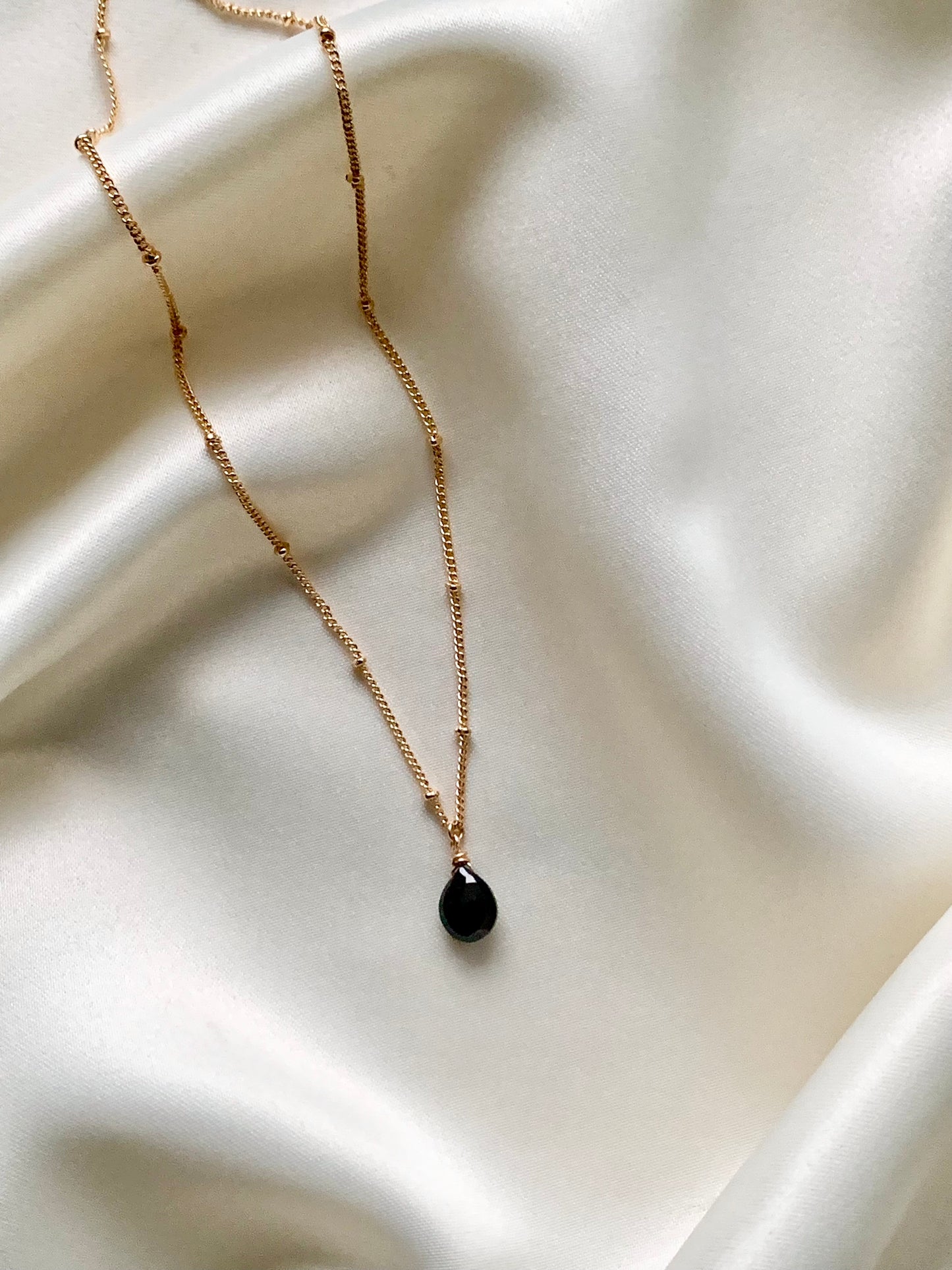 Black Spinel Necklace