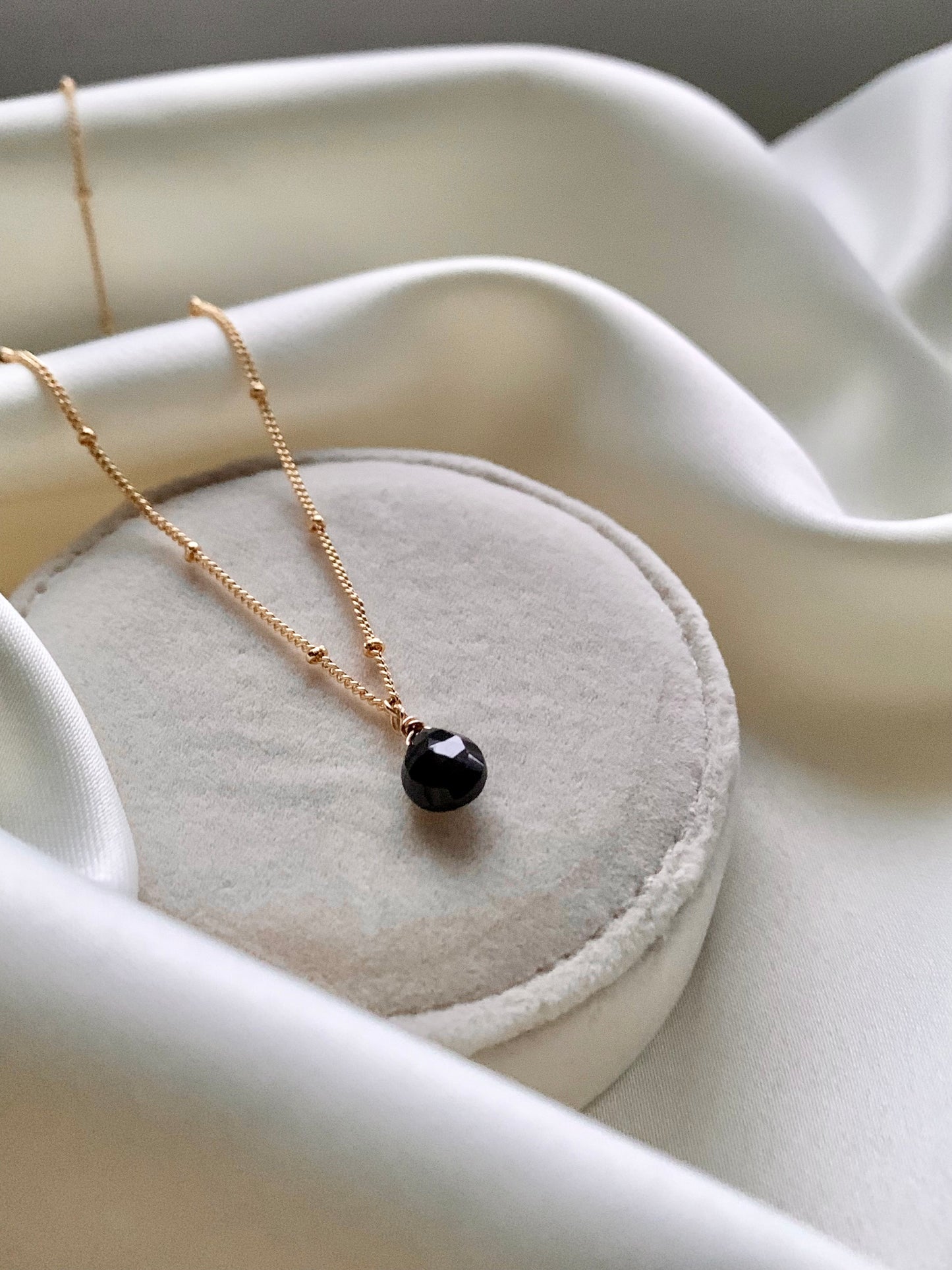 Black Spinel Necklace