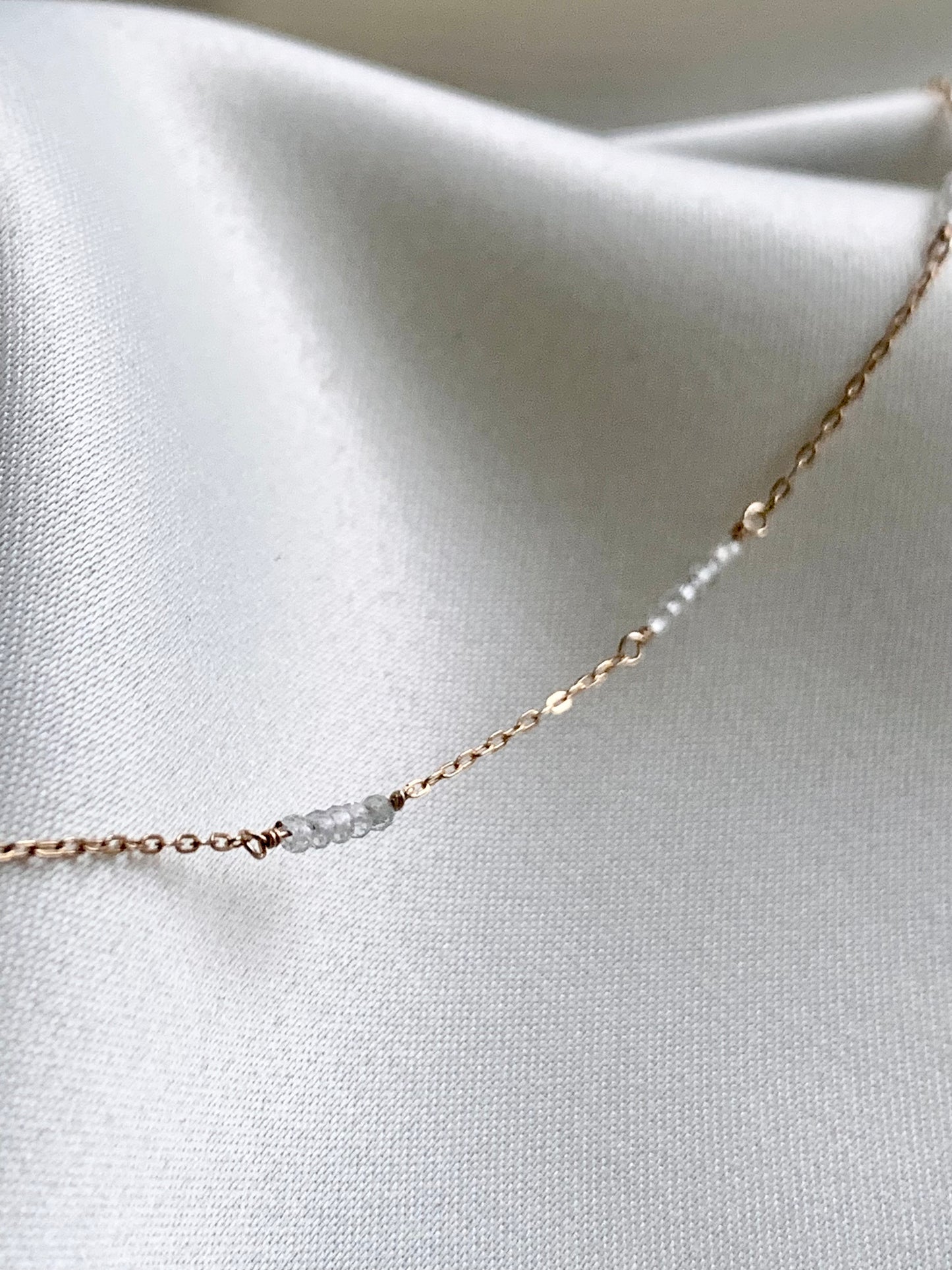 Sky Blue Topaz Choker