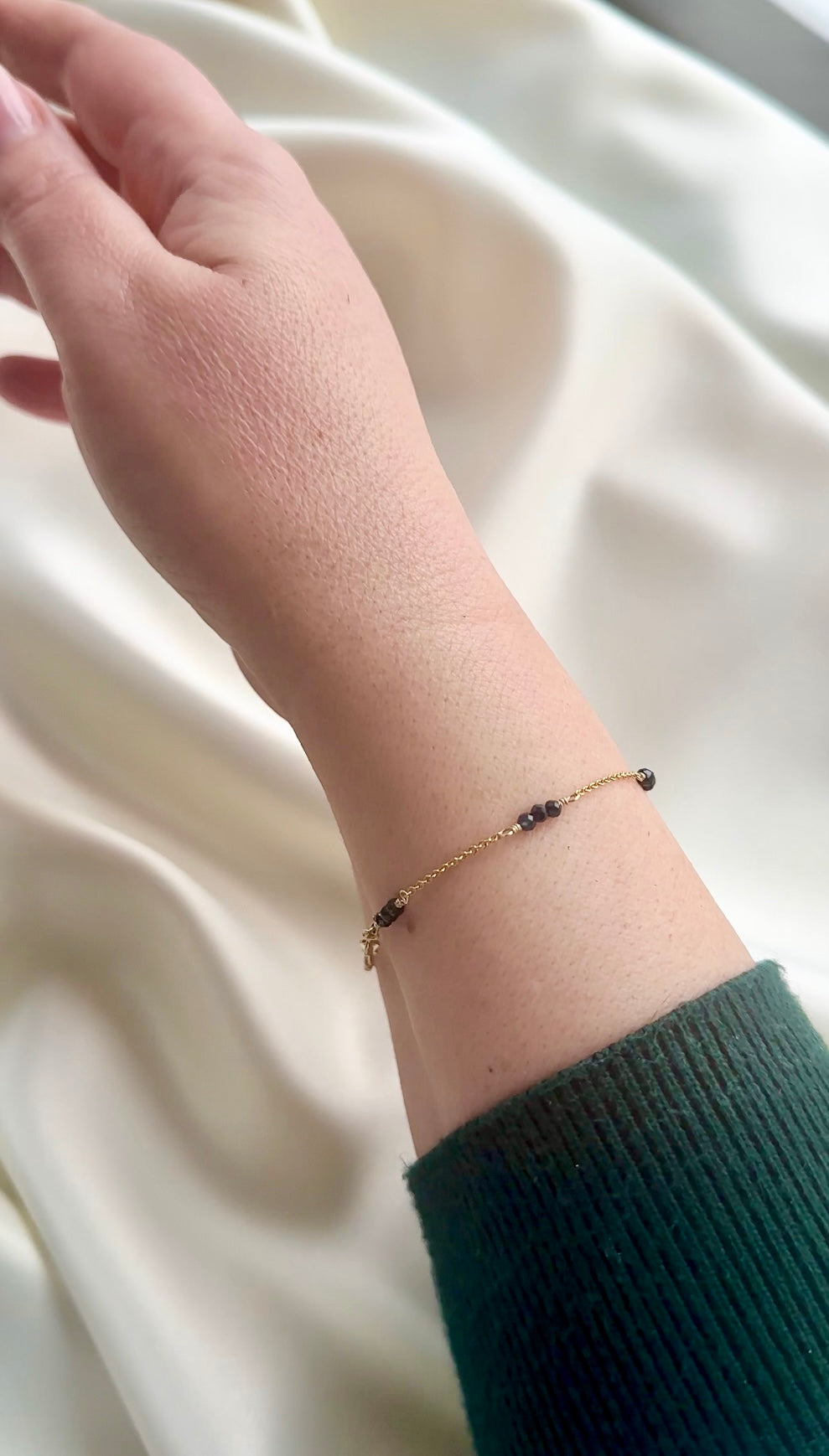 Black Spinel Bracelet