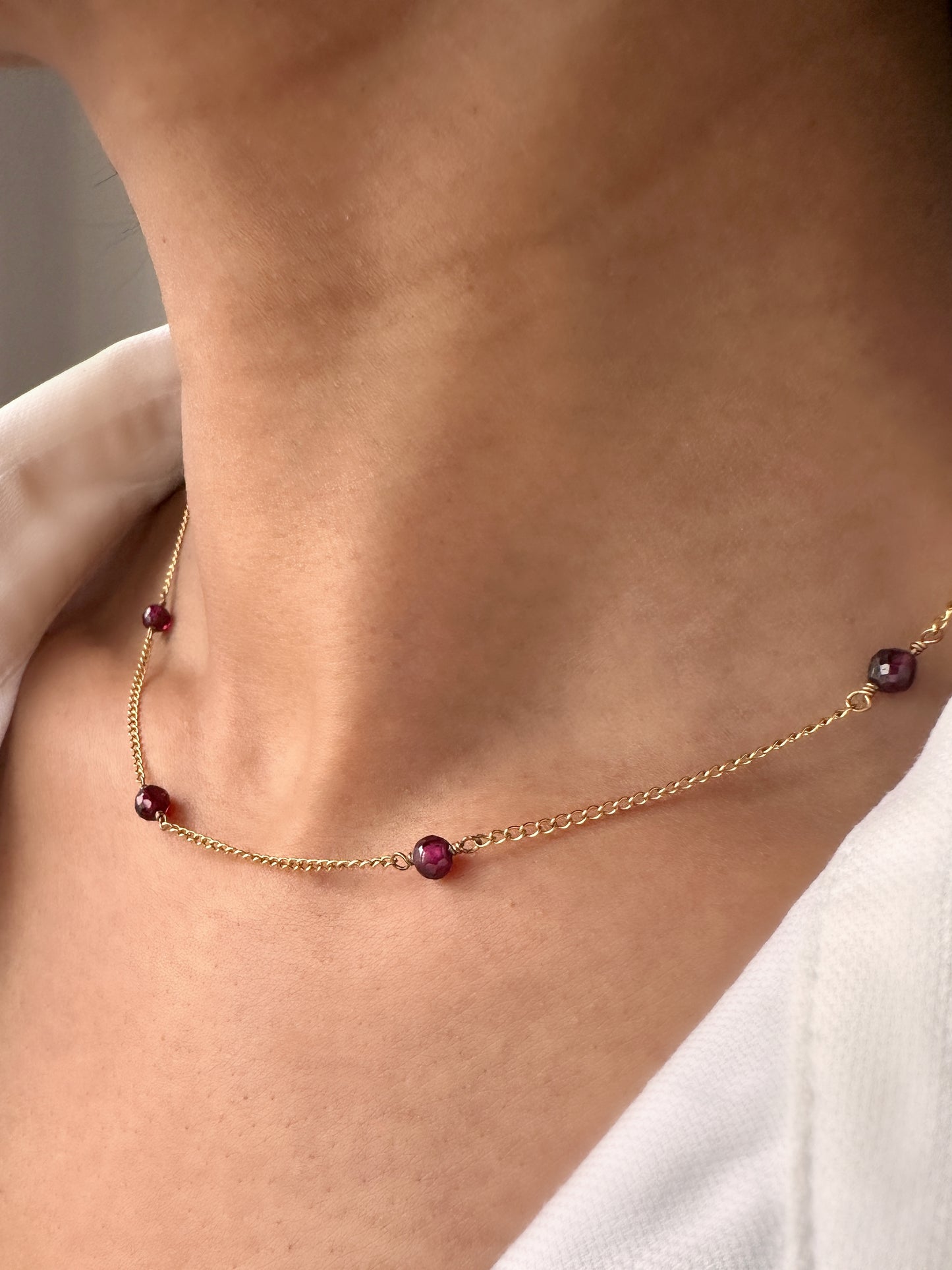 Ruby Gem Necklace