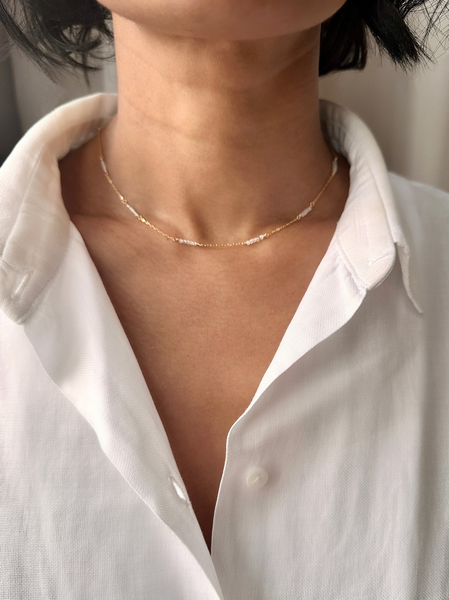 Sky Blue Topaz Choker