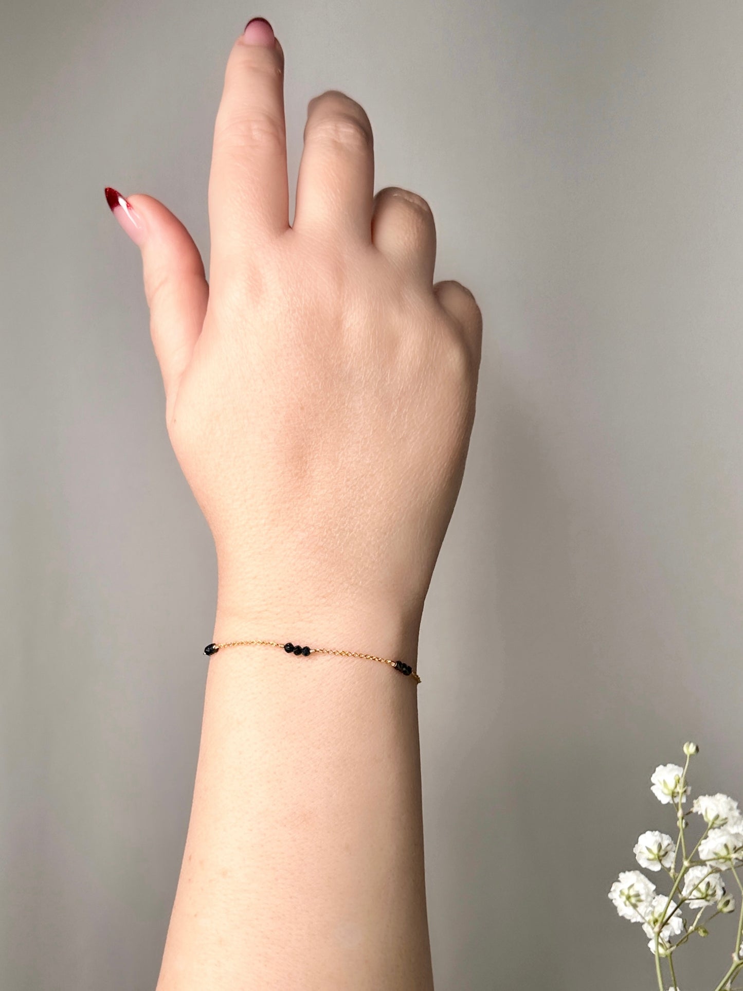 Black Spinel Bracelet