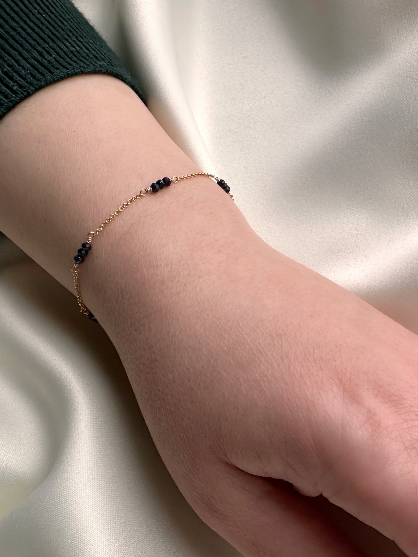 Black Spinel Bracelet