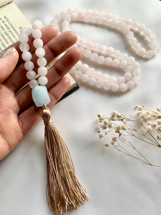 Rose Quartz Mala