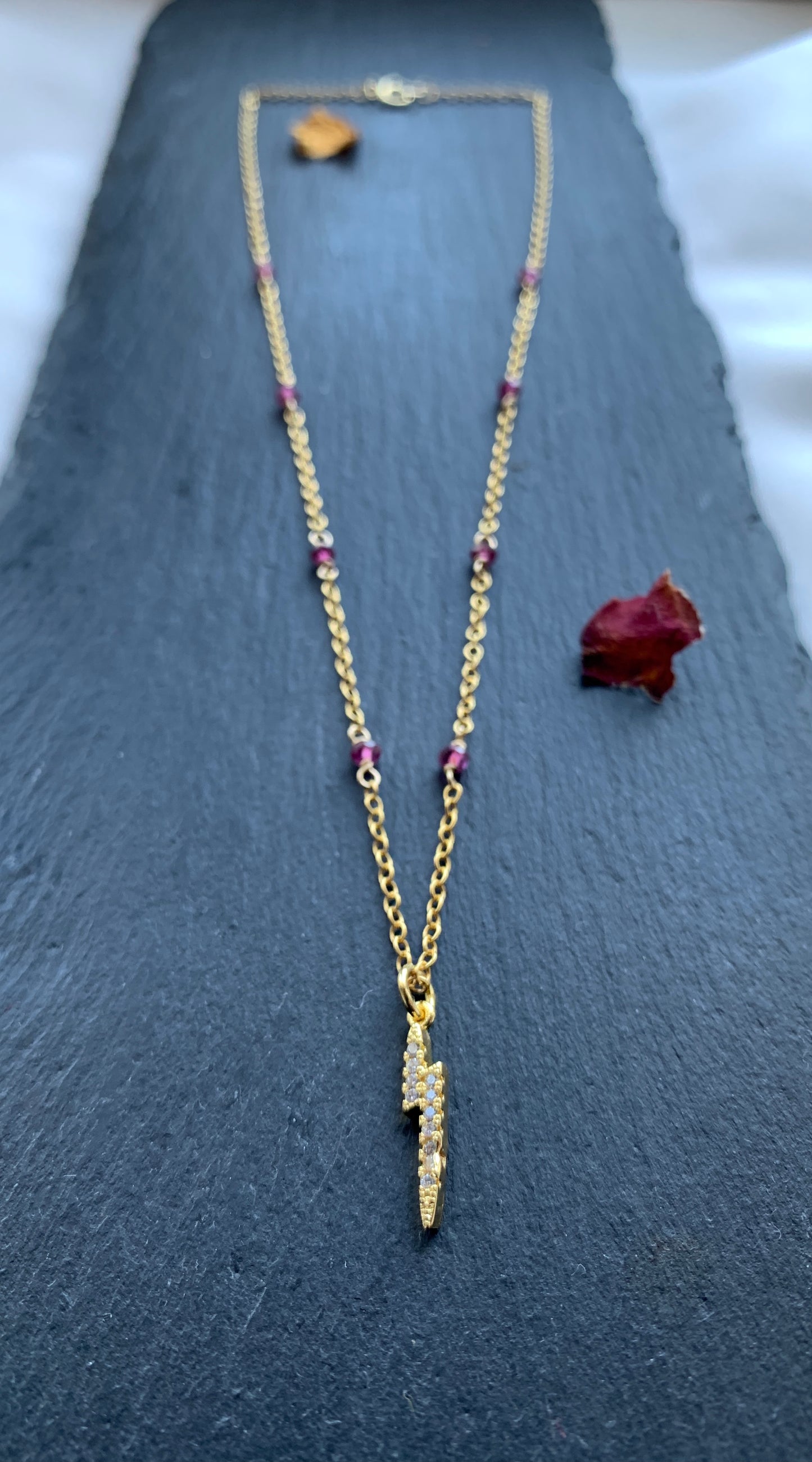 Lightning Charm Necklace