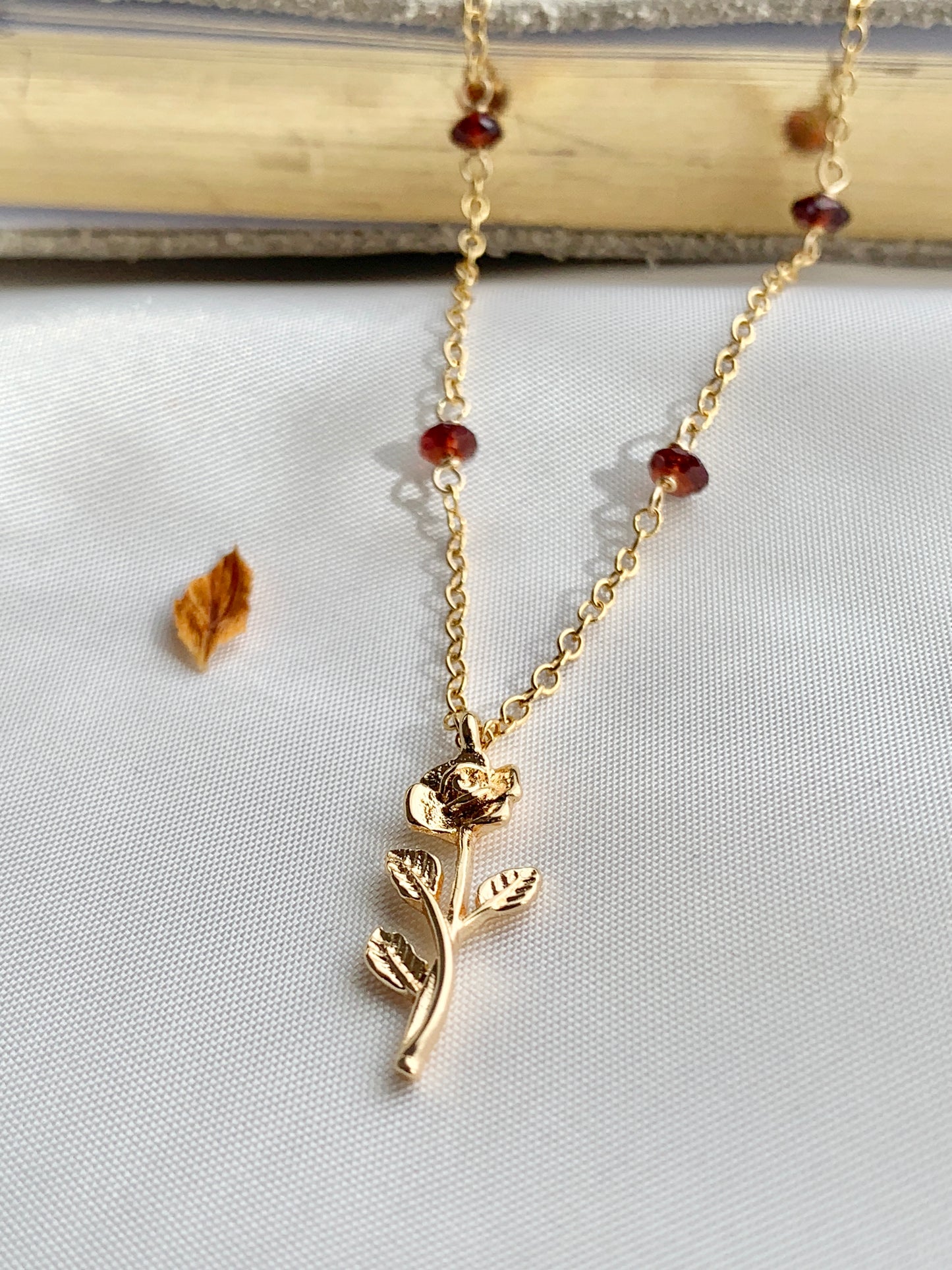 Flower Charm Necklace