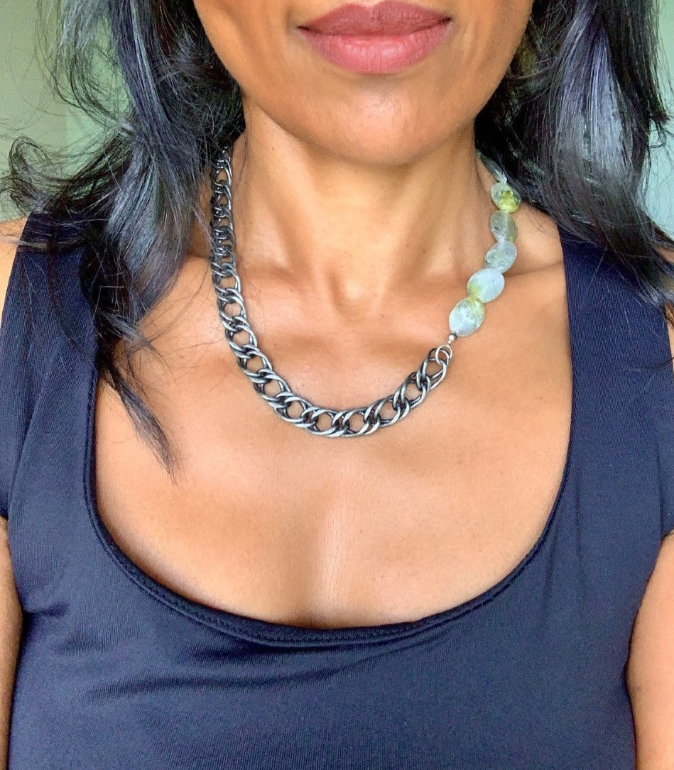 Agate Asymmetric Necklace