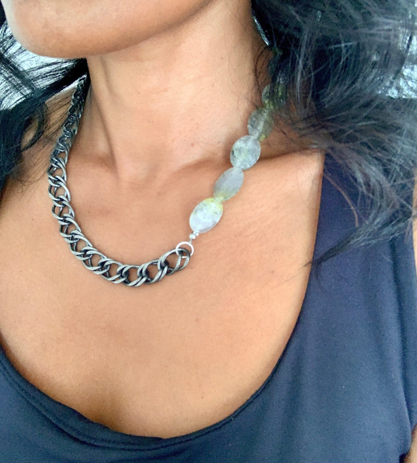 Agate Asymmetric Necklace