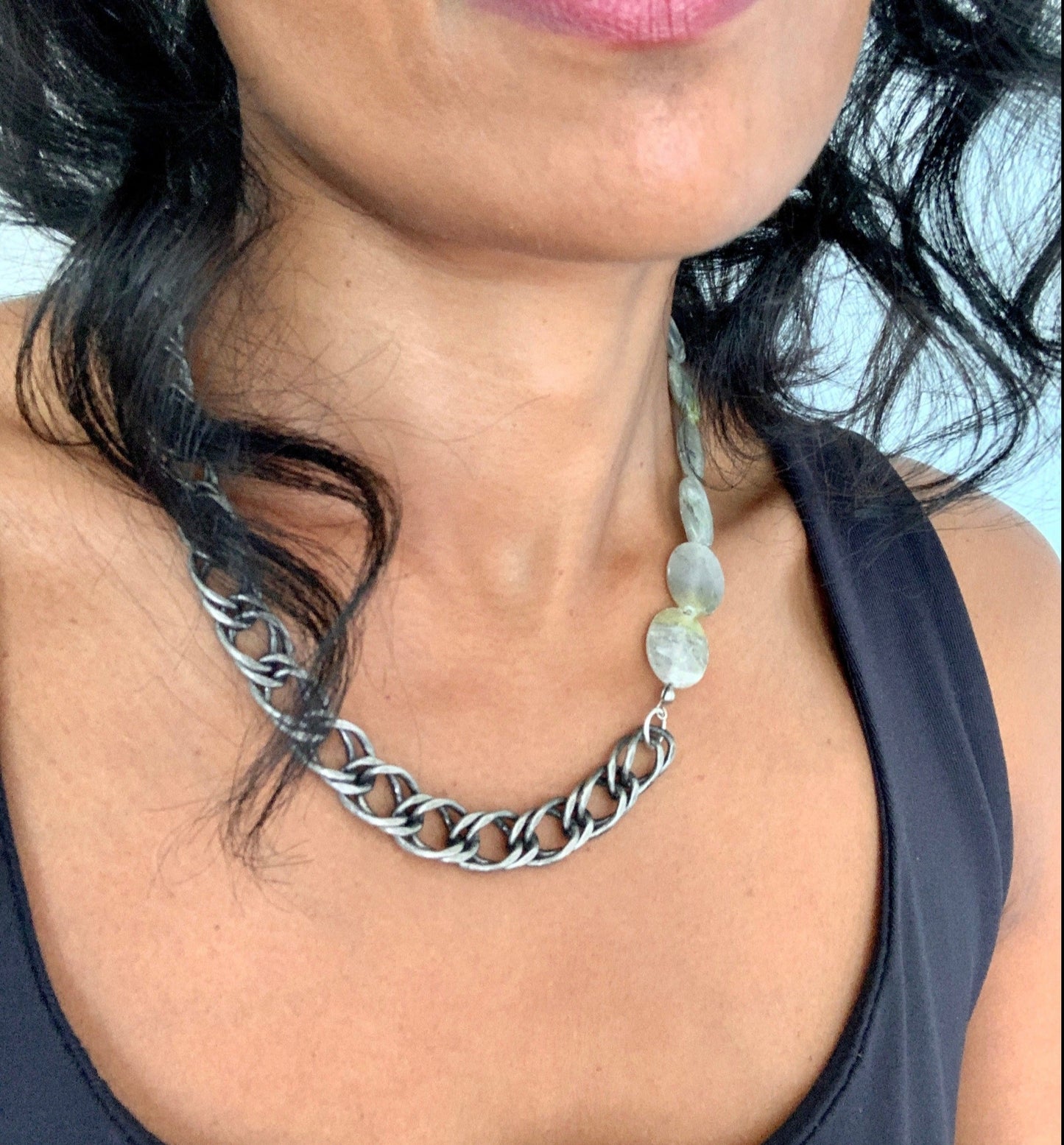 Agate Asymmetric Necklace