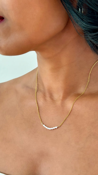 Pearl Bar Necklace