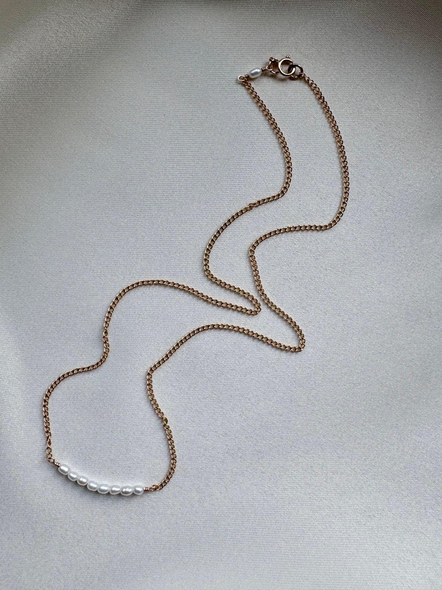 Pearl Bar Necklace