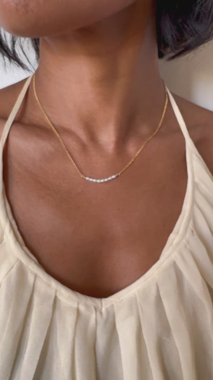 Pearl Bar Necklace