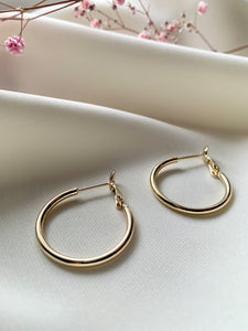 25mm Gold Filled Hoops