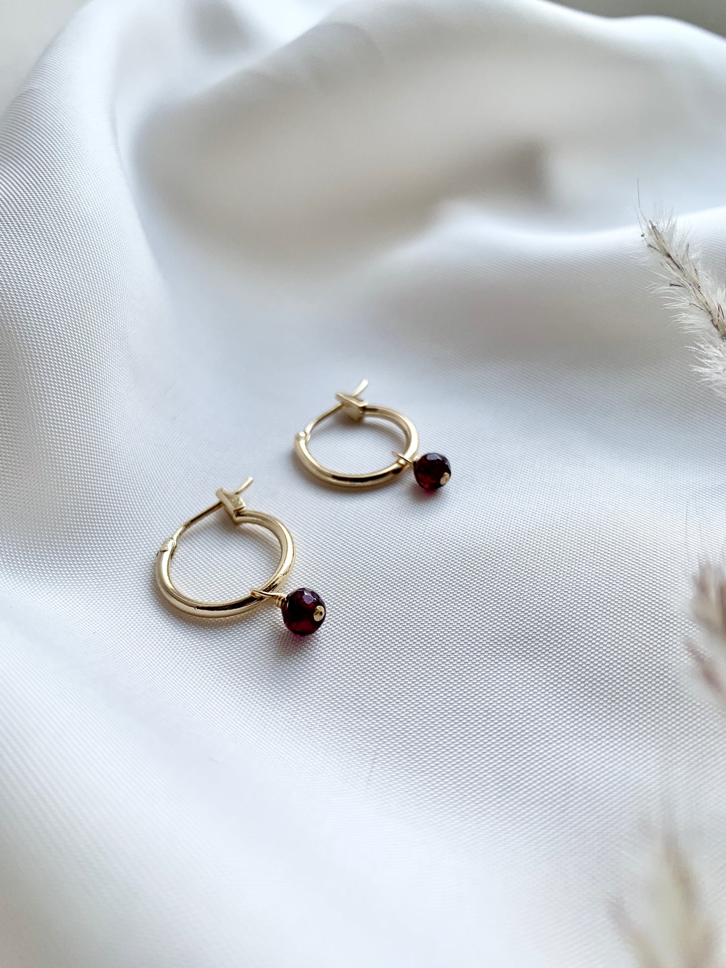 Ruby Small Hoops