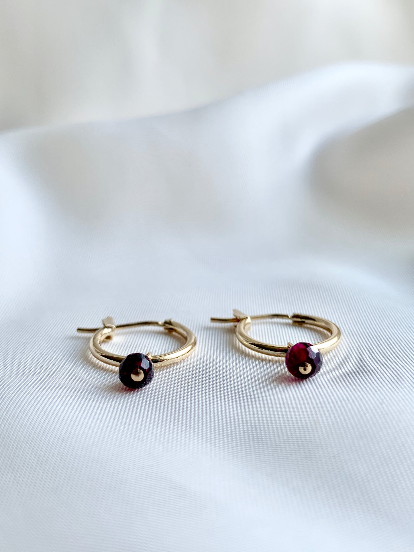 Ruby Small Hoops